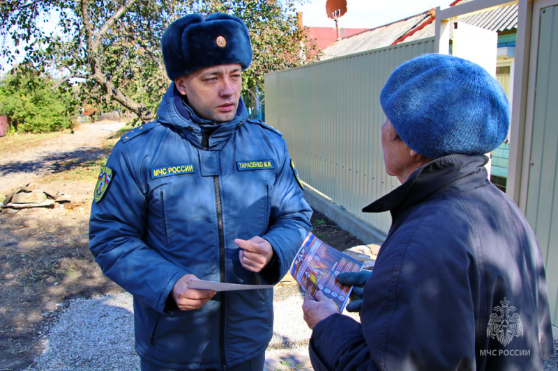 На страже пожарной безопасности: профилактический рейд в Харцызском районе