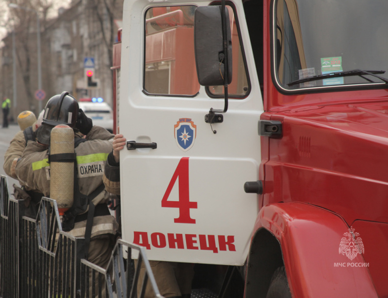 В Киевском районе Донецка на пожаре погиб мужчина