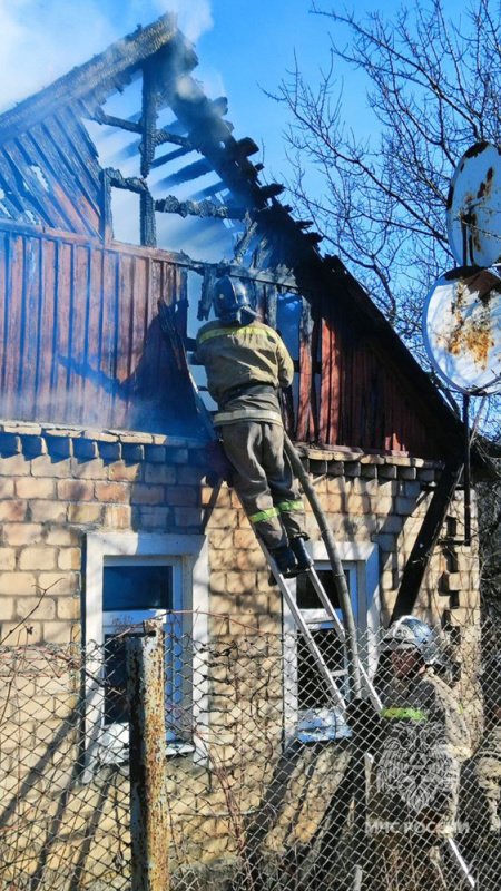 В Торезе на пожаре погиб мужчина