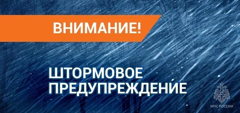 Штормовое предупреждение на 8 октября 2024 г.