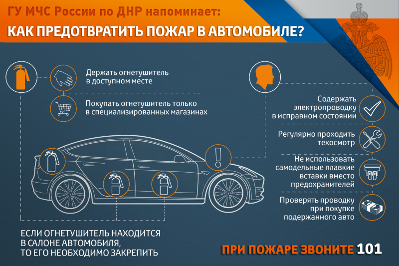 Как предотвратить пожар в автомобиле